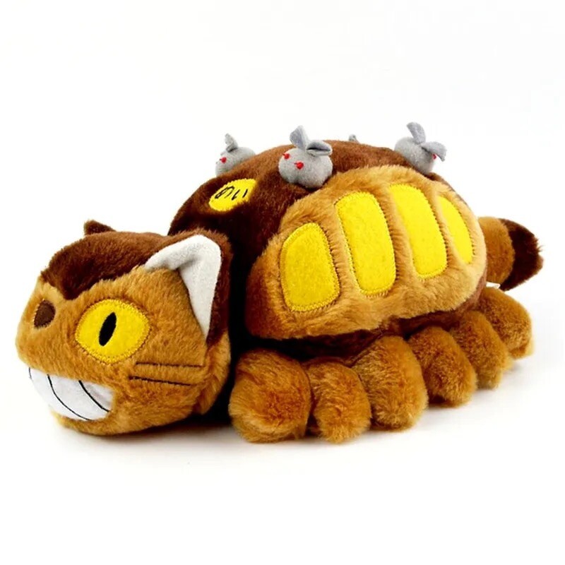 Studio Ghibli My Neighbor Totoro 12" Neko Cat Bus Plush Sun Arrow Japan