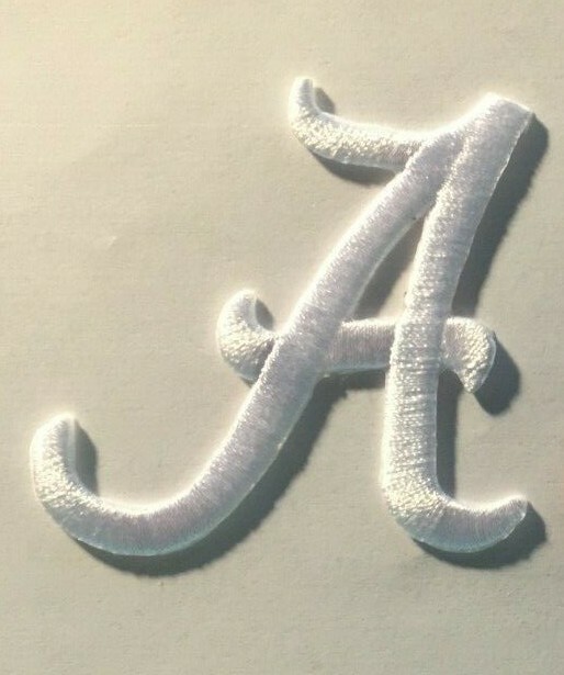 alabama patch crimson tide A patch  Alabama A iron on  2.25" tall  Alabama patch