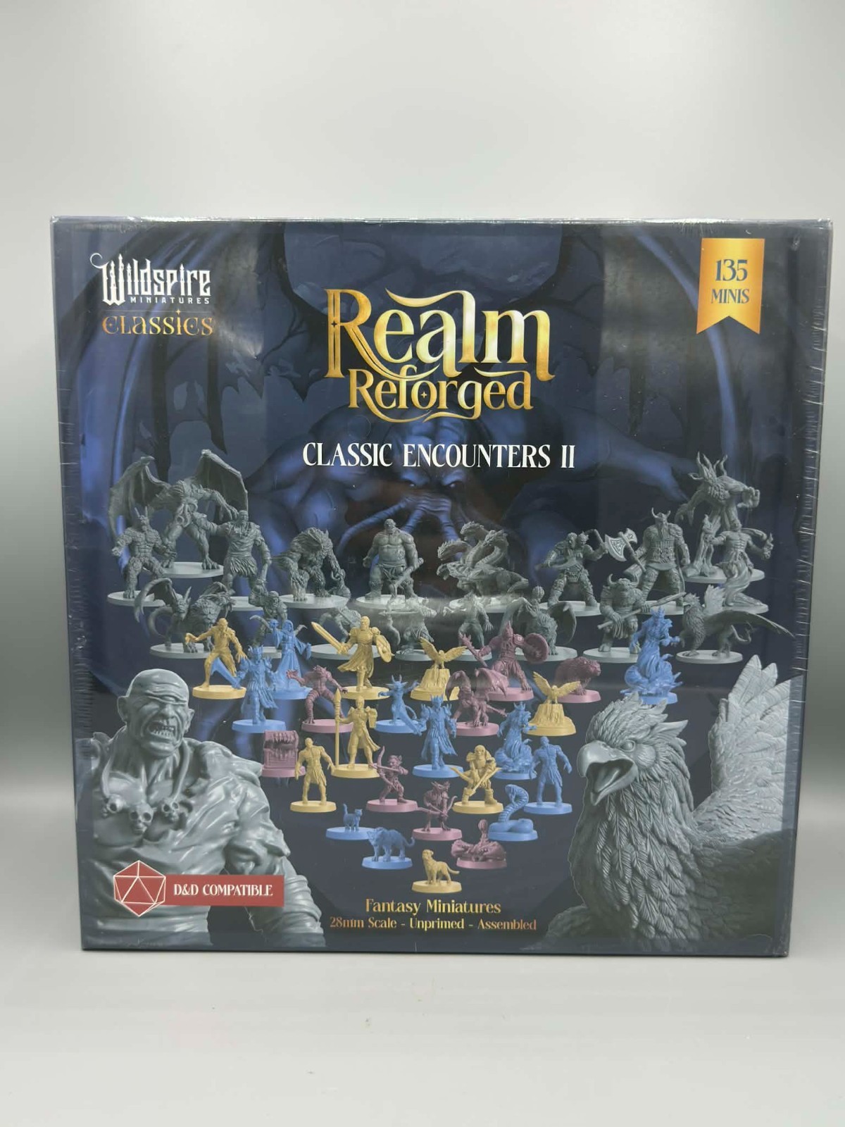 Classic Encounters II 135 Iconic DND Miniatures Bulk Monsters Unpainted 28mm