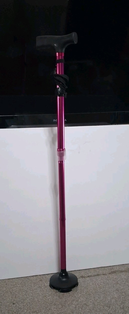 ALLAY Purple Foldable Walking Cane