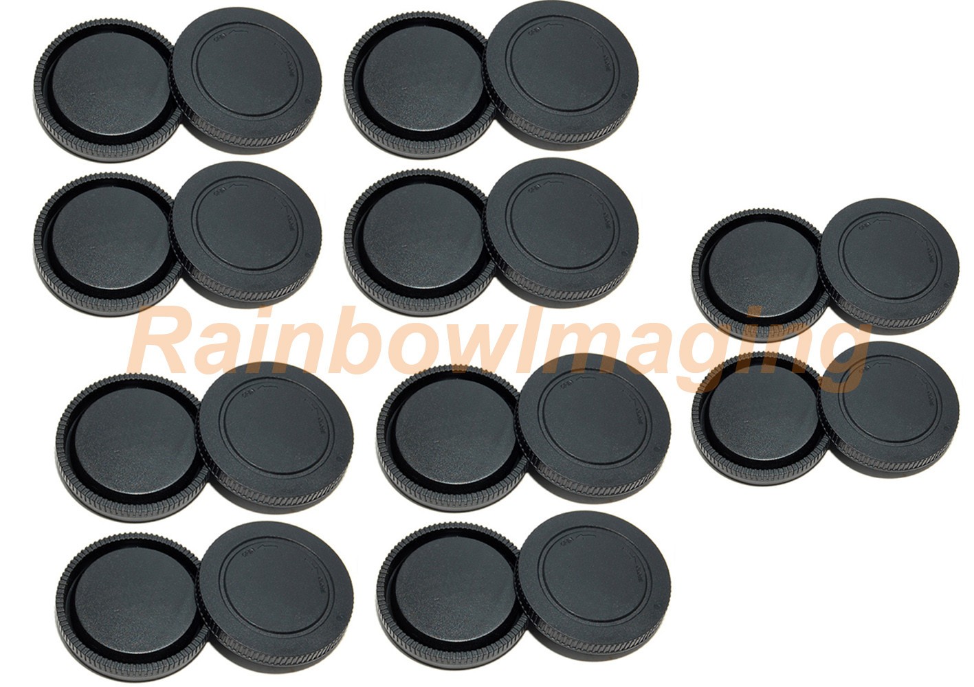 (10 Pcs ) Lens Rear Caps & Body Protective Censor Cover for Sony E-Mount Lense