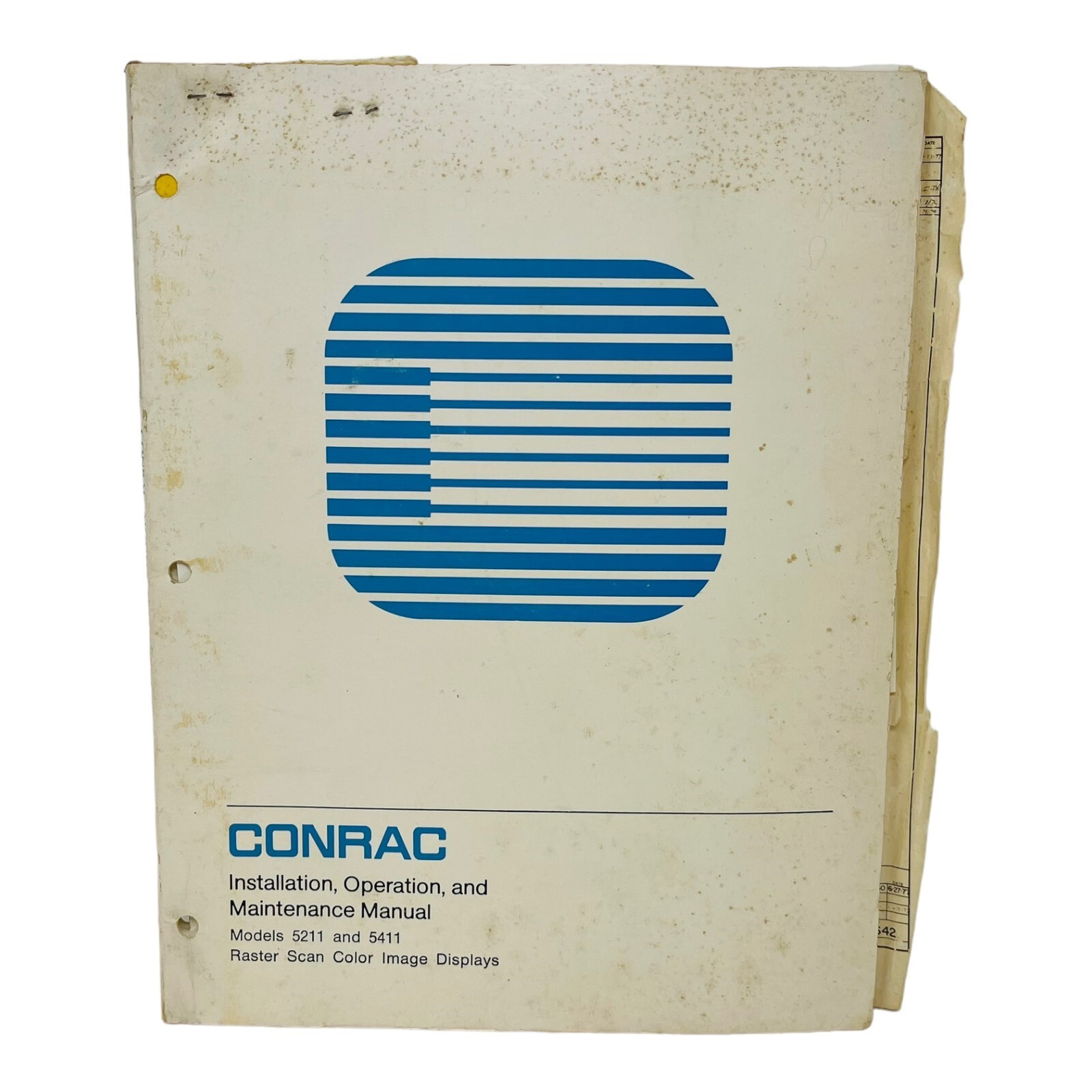 CONRAC 5211 5411 INSTALLATION OPERATION MAINTENANCE MANUAL