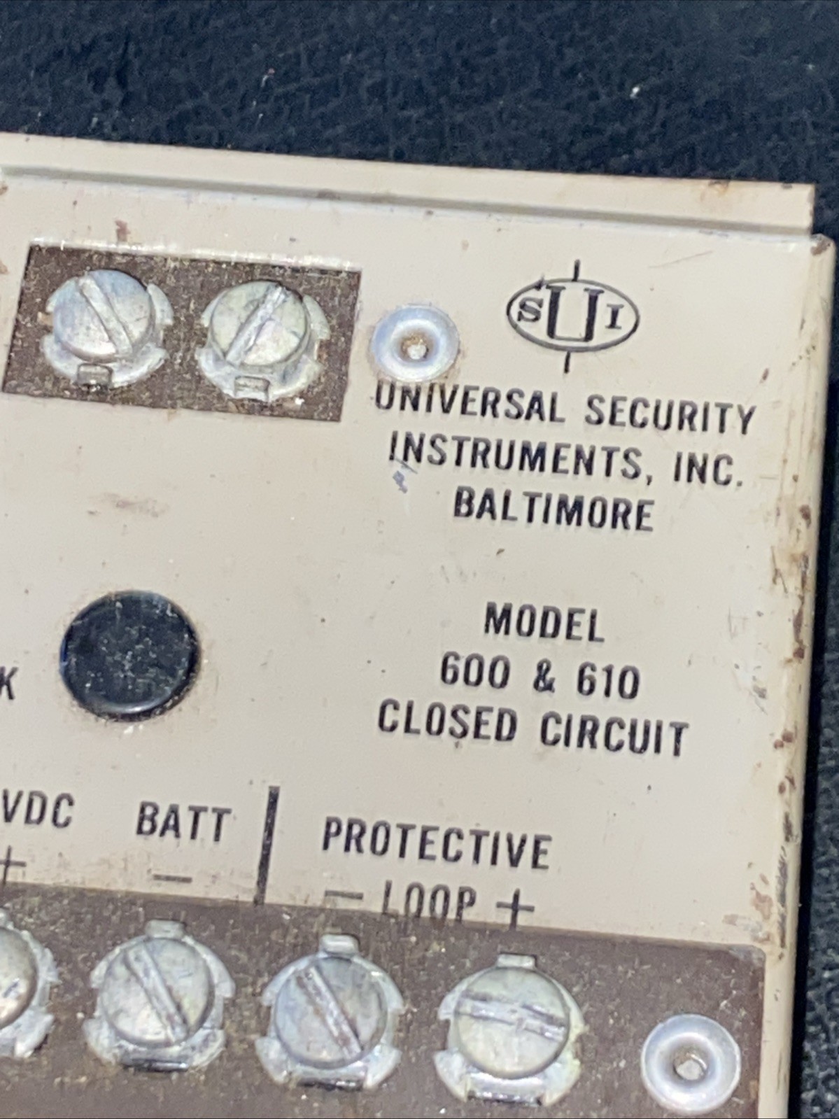 NOS - Universal Security Instruments, Inc. Model 600 And 610 Untested