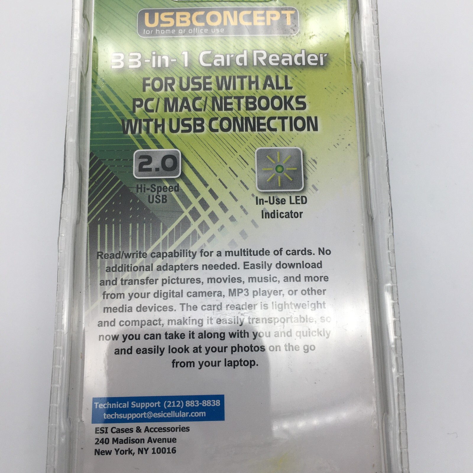 Card Reader 33 in 1 PC & MAC Model FD4002