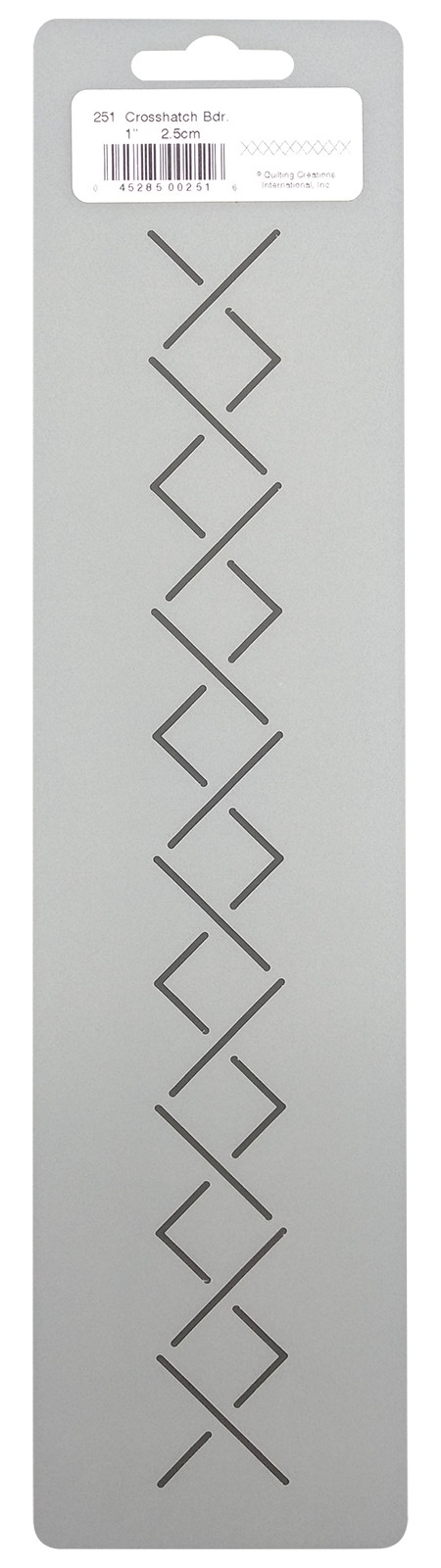 Quilting Stencil Crosshatch Grid Border Zigzag Quilt Patterns Quilters Template