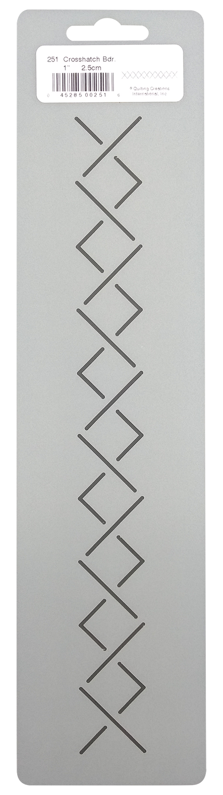 Quilting Stencil Crosshatch Grid Border Zigzag Quilt Patterns Quilters Template