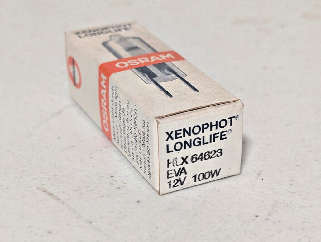 NOS Osram Xenophot Halogen 64623 100w BULB microfiche lamp parts VW Volkswagen