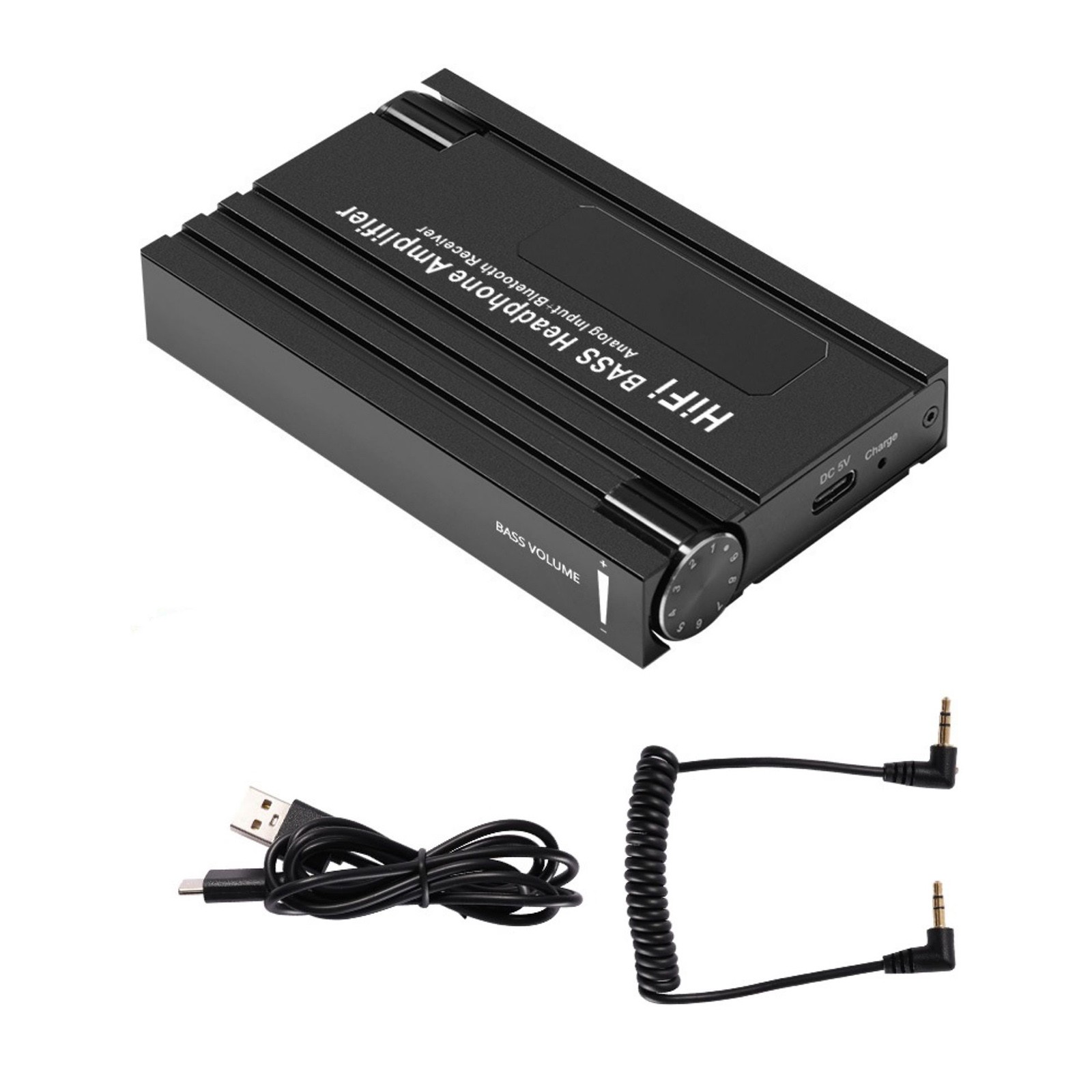 HIFI Headphone Amplifier Stereo Audio 3.5mm AUX 16-600Ω for Computers/ Tablets