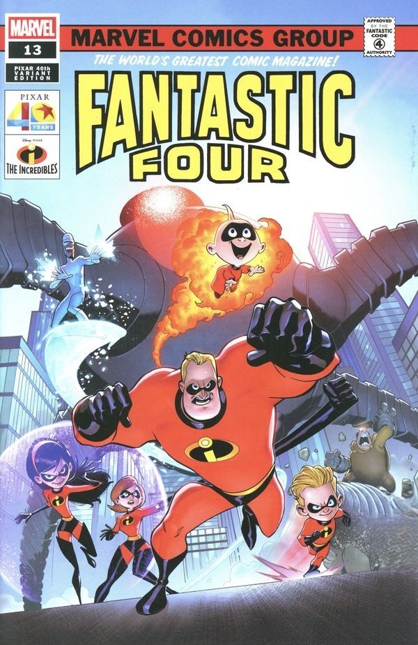 FANTASTIC FOUR #13 DAVID BALDEON PIXAR 40TH VARIANT (MARVEL COMICS 2026)