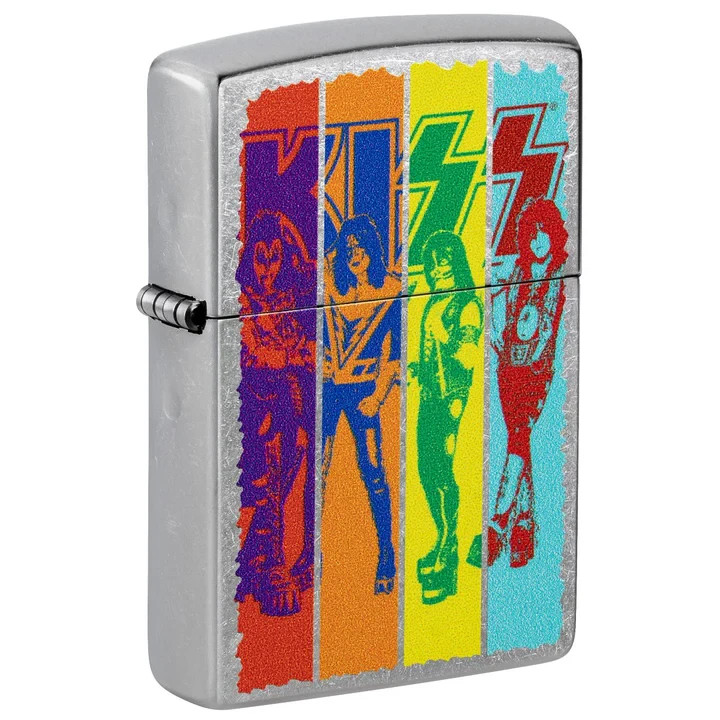 Zippo KISS Street Chrome Color Image 47244