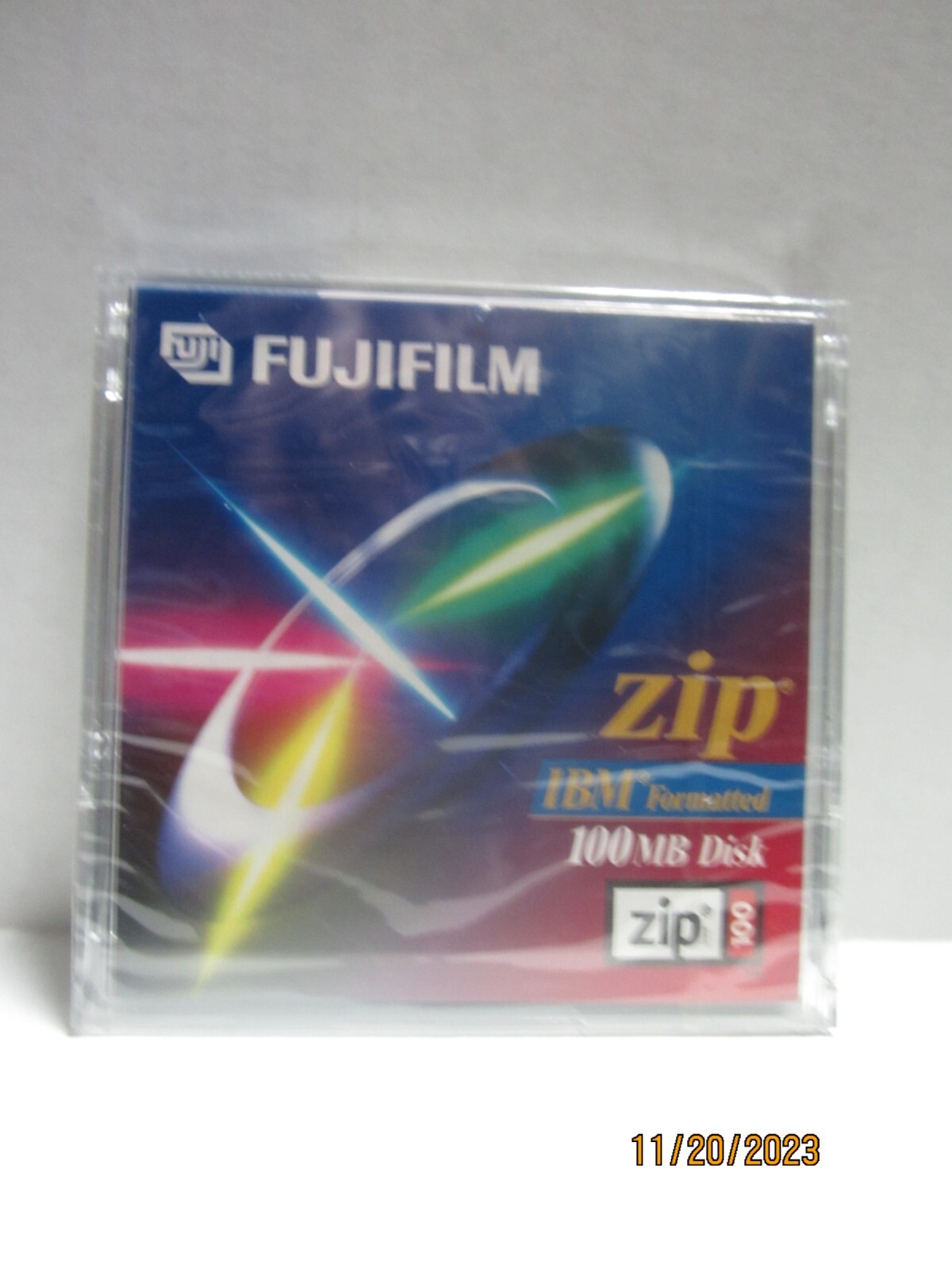Fujifilm Zip IBM Formatted 100MB Disk Sealed!