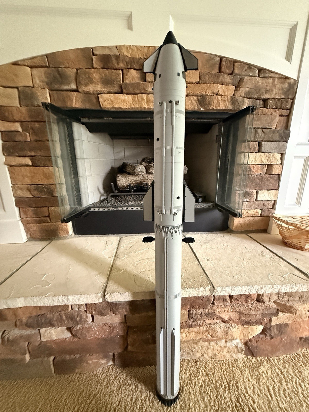 1:100 Starship Model Version/Block 3 (MASSIVE) SpaceX  | 4 Foot Tall Rocket