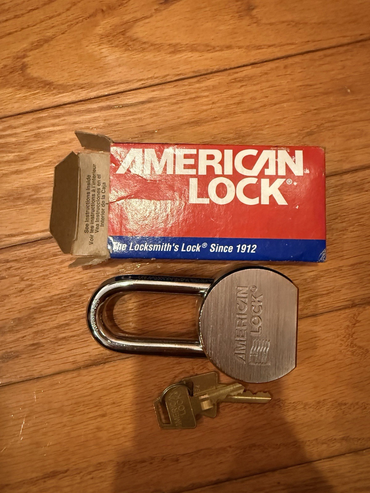 American Lock A700 Padlock, Keyed Different, Standard Shackle, Round Steel