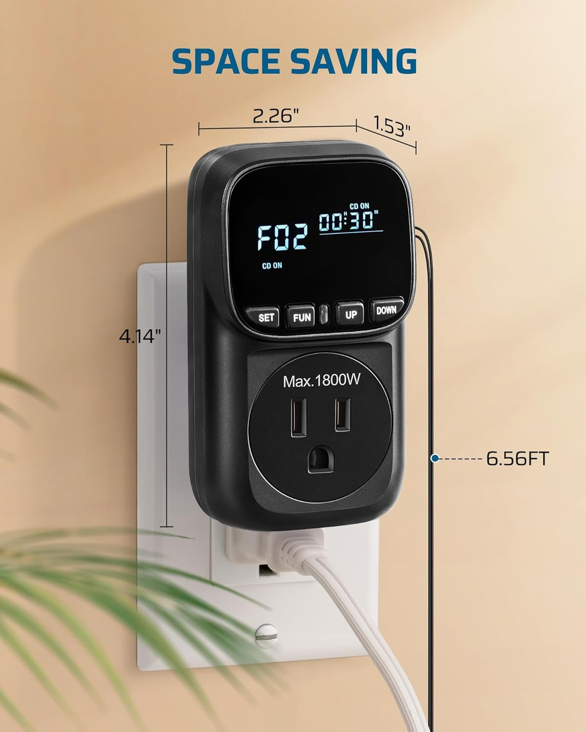 Digital Temperature Controller, Heavy Duty 15A/1800W Thermostat