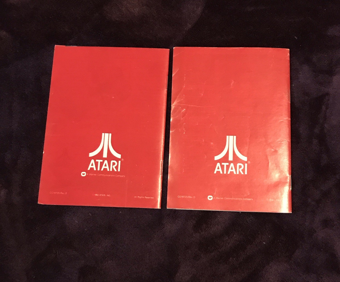 Atari Catalog 45 & 49 Game Program Cartridges 1981/1982