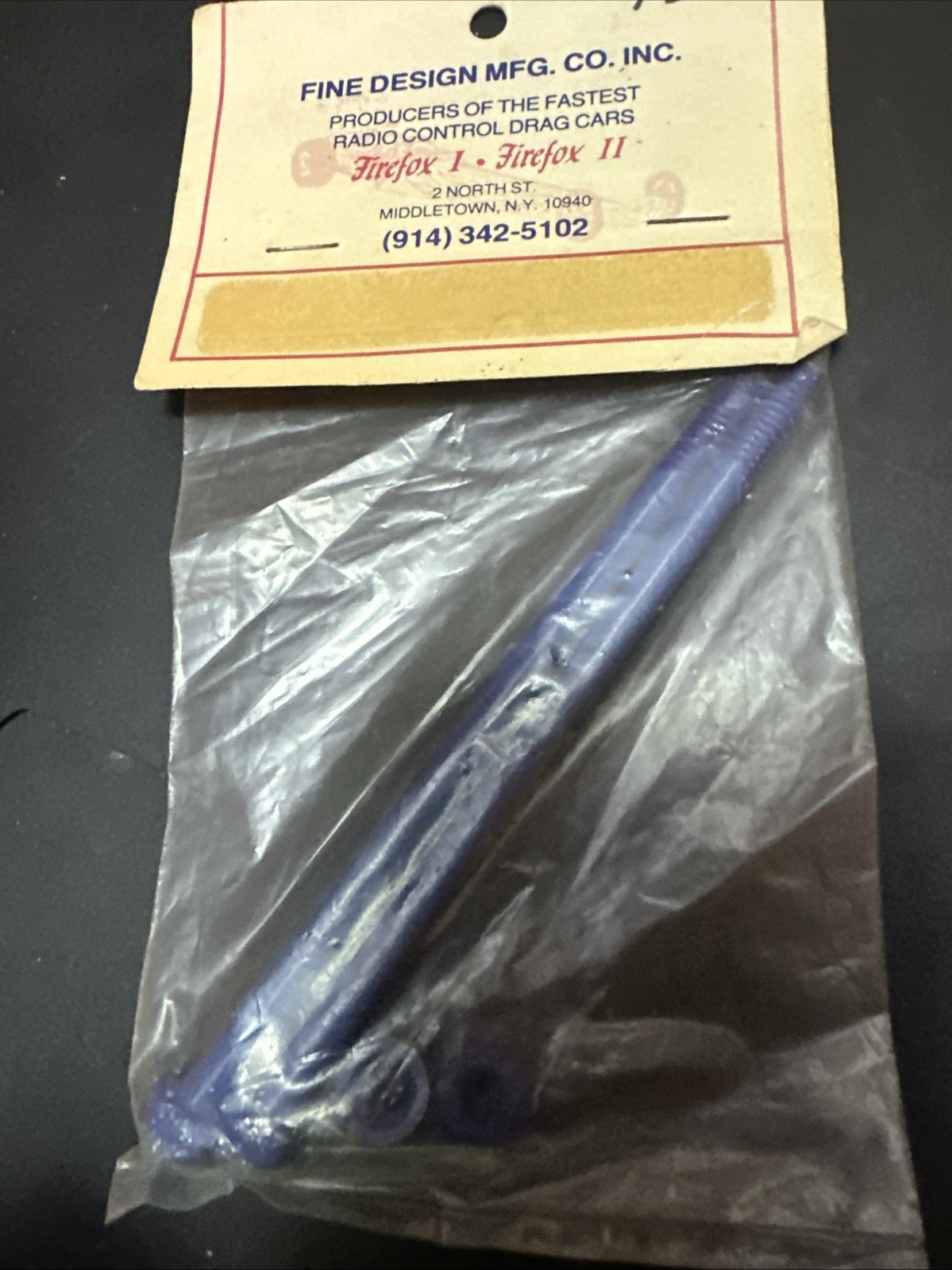 Bolink BL2429-B5" EZ Mount Body Post Kit Fine Design MFG Vintage RC Parts Blue