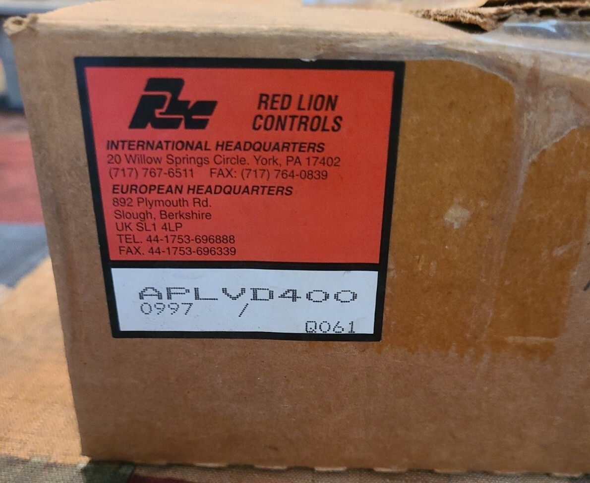 NIB Sealed RED LION CONTROLS APLVD400 / APLVD400