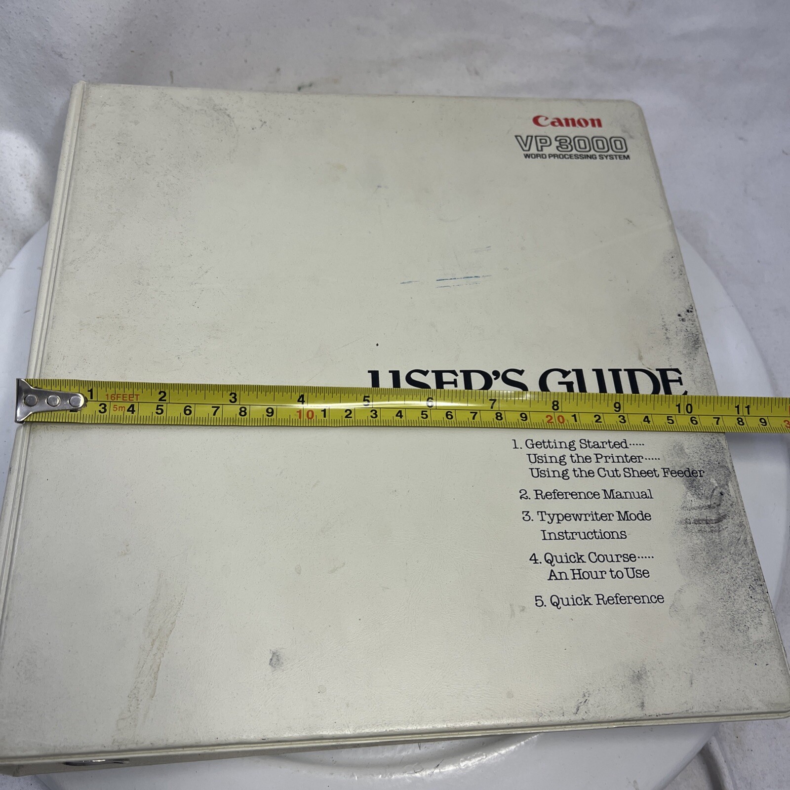 Vintage Canon VP3000 Computer Manual
