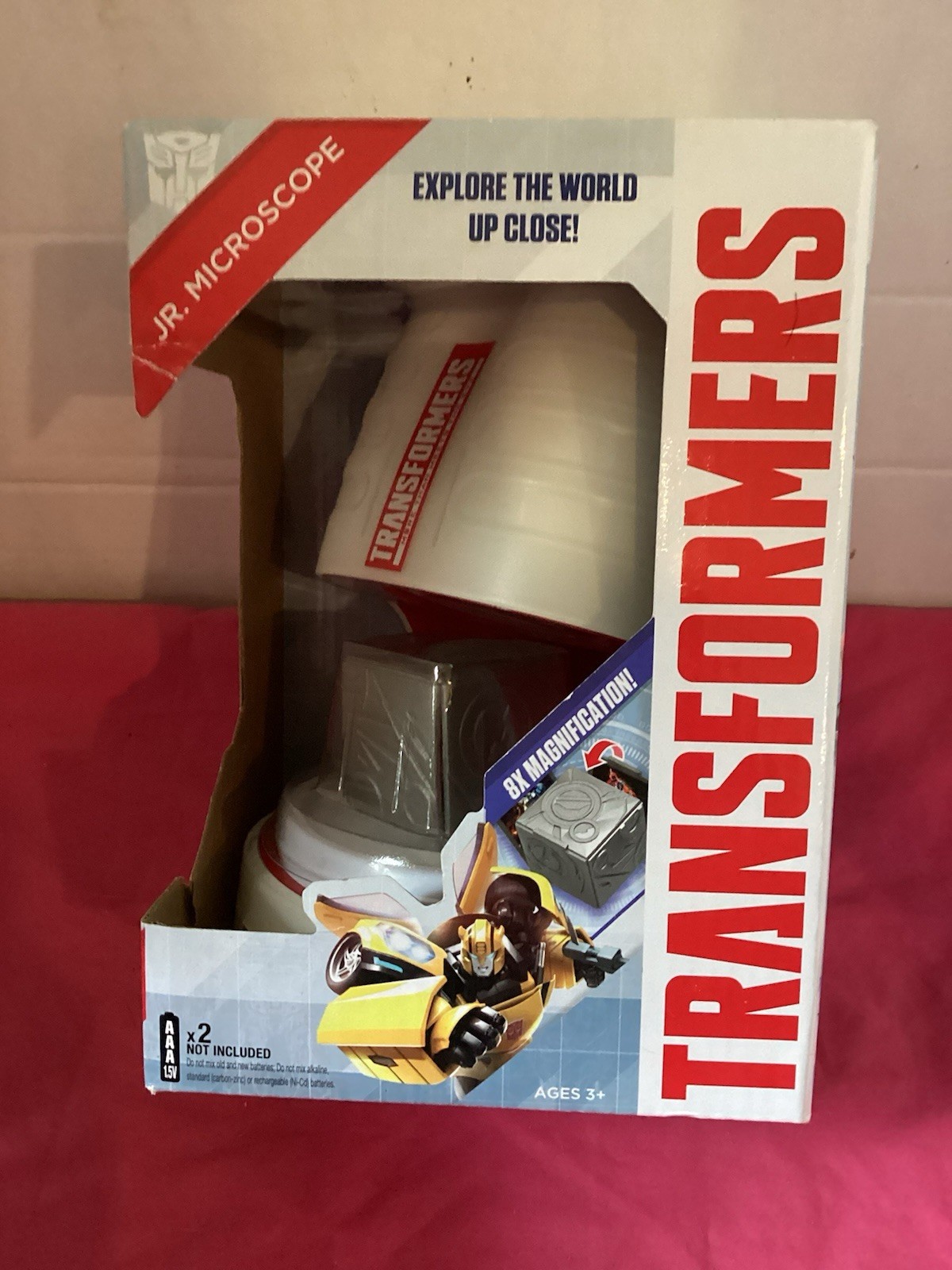 617-Hasbro Educational Scientific Toy Transformers JR Digital Microscope New
