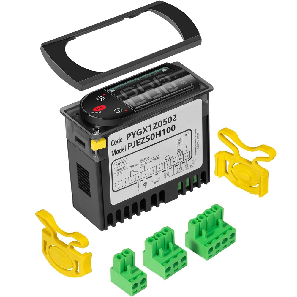 PJEZS0H100 Temperature Controller For Carel with Temperature Sensor Probe 115V