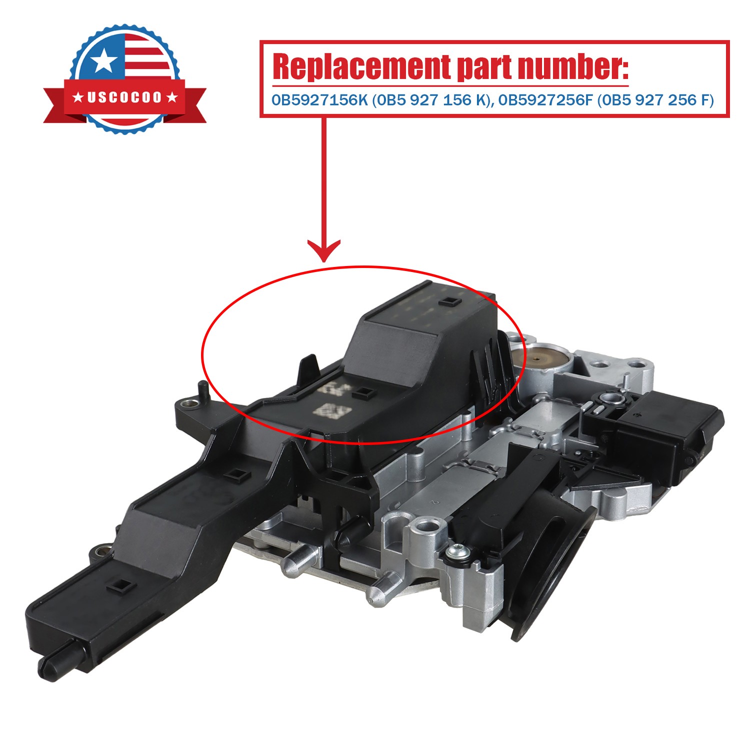 0B5927256F Transmission Control Unit TCU TCM For Audi 0B5927156K 0B5 DL501