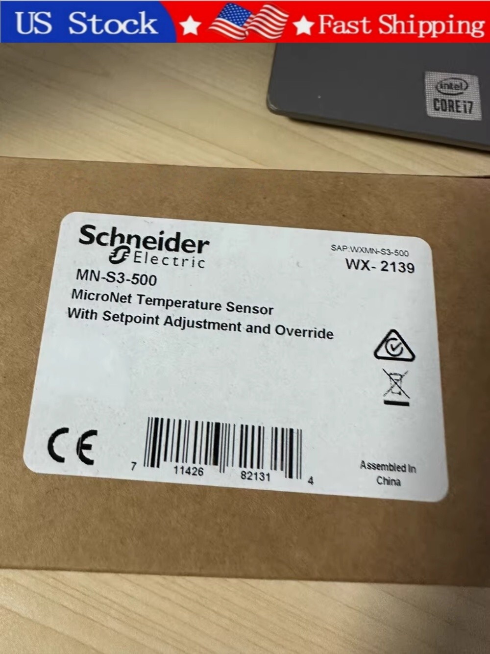 1PCS New Schneider MN-S3-500 Temperature And Humidity Sensor MN-S3-500