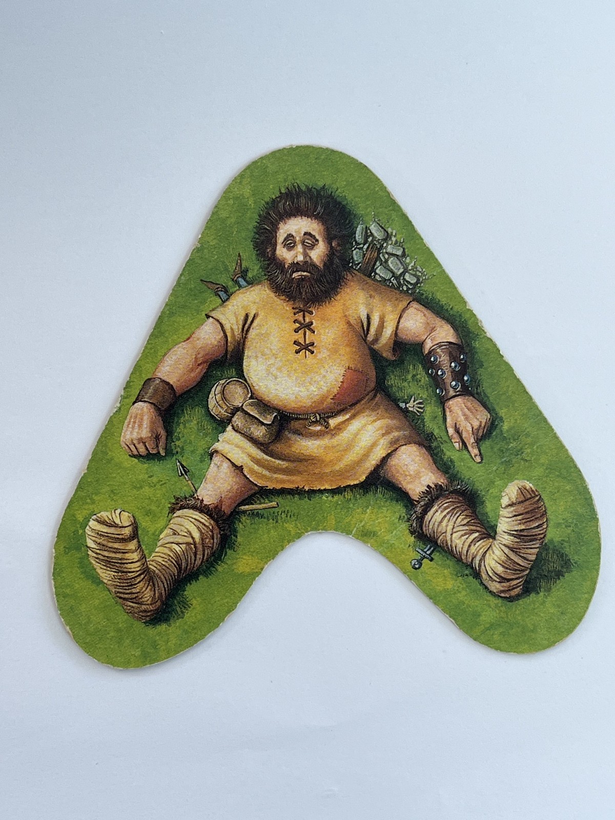 Warhammer Fantasy Battle - Classic Cardboard Fallen Giant Template - GW WFB