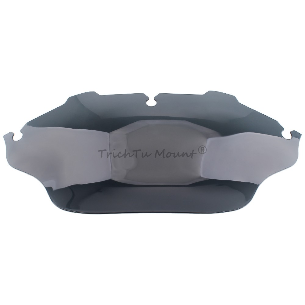 Light Gray 8" Wave Windshield Windscreen Fit for Harley Electra Glide 1996-2013
