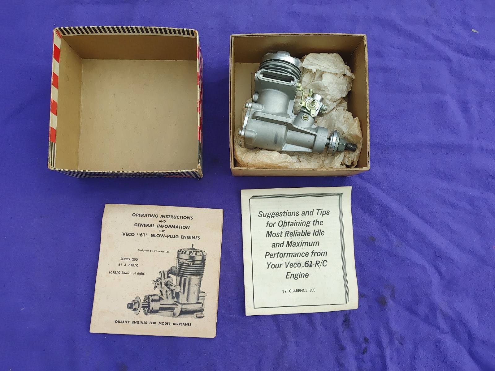Veco 61 R/C Vintage Model Airplane Engine - NEW IN BOX