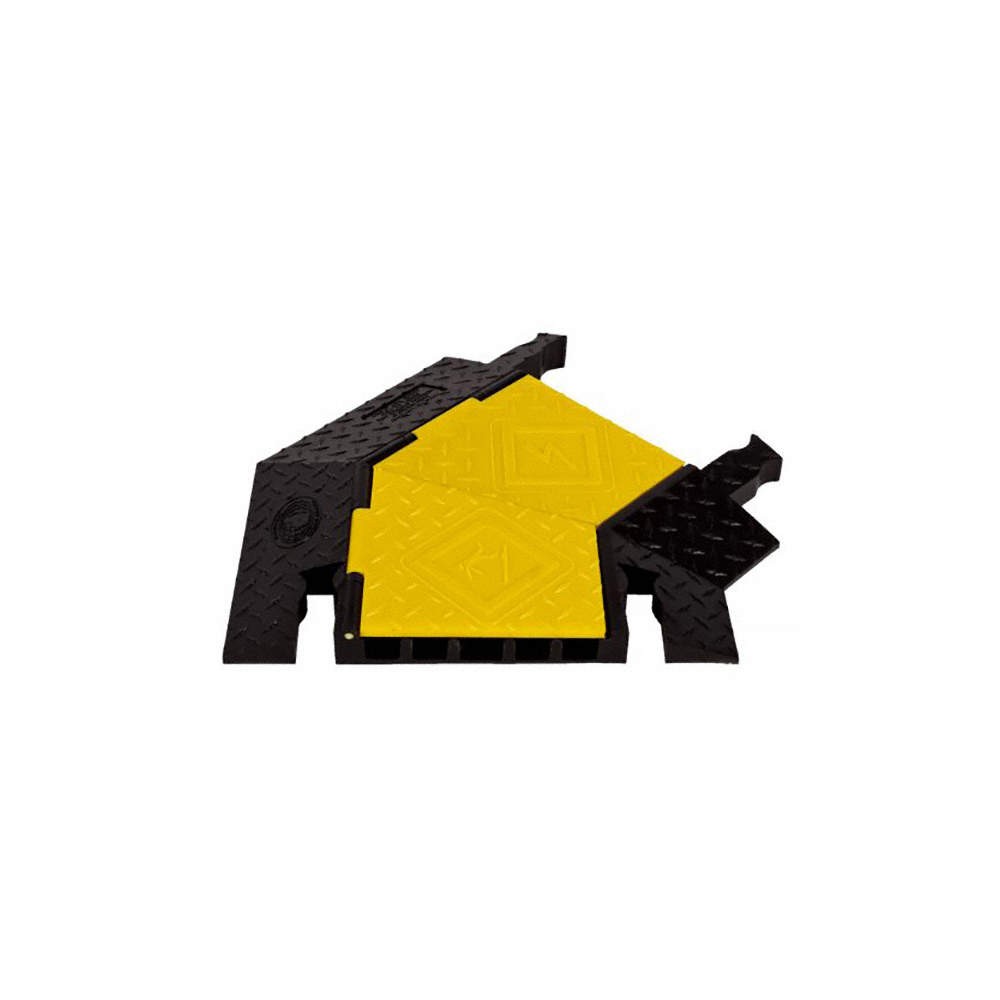 YELLOW JACKET YJ5TR-125-Y/B Cable Protector 45Right,Hinged,5 Channel 22F218