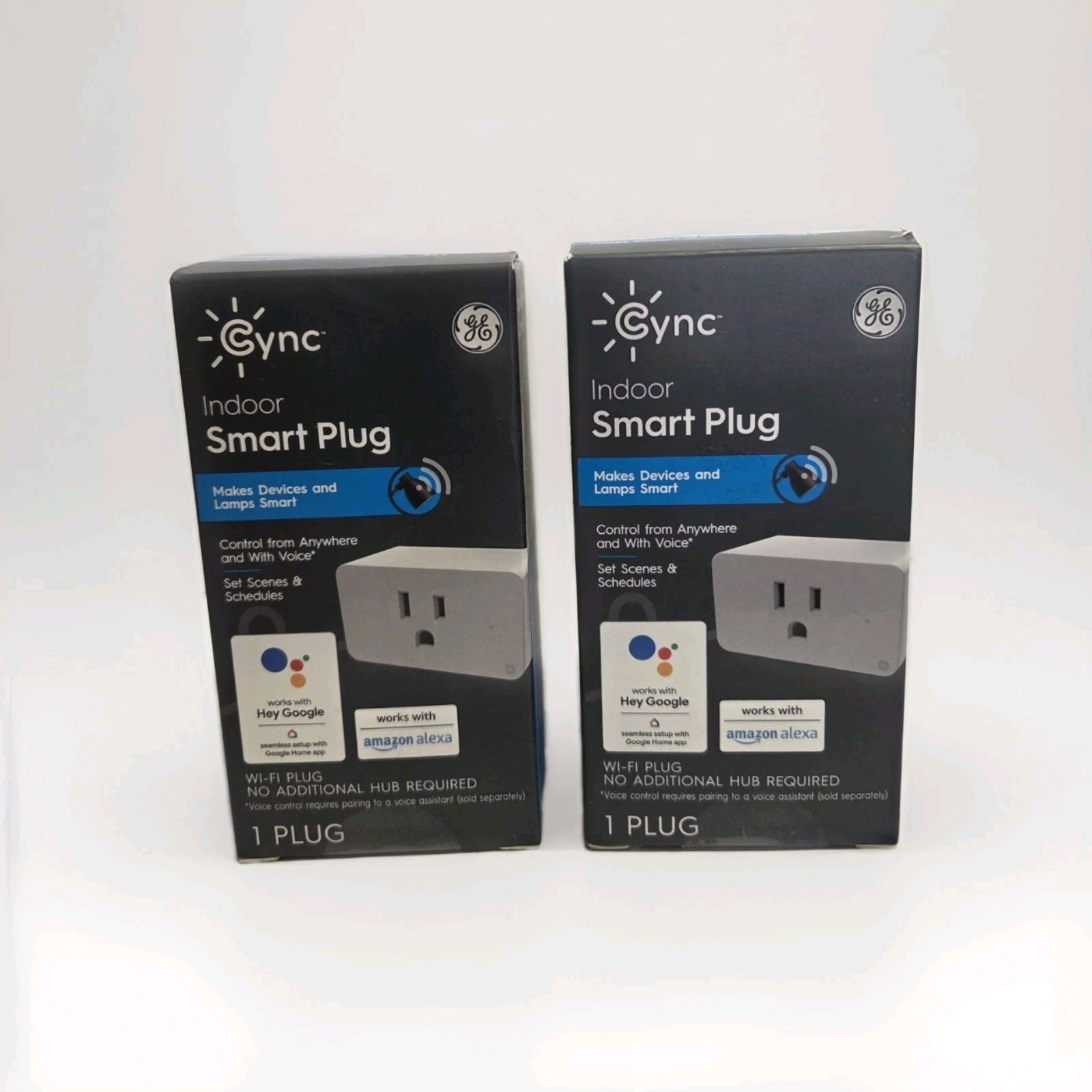 Lot of 2 Cync GE INDOOR Smart Plug Alexa & Google 2.4ghz Make Devices Smart NIB