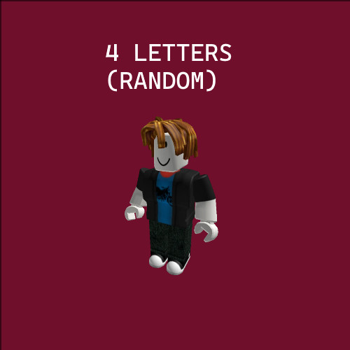 ROBLOX NAMES | 4 LET | UNV | 2017