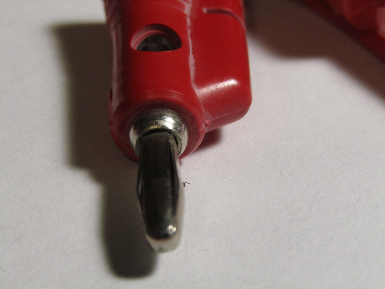 EF Johnson Test Prod & Patch Cord with Grabber Tool ~ 417-4901-036 ~ Red
