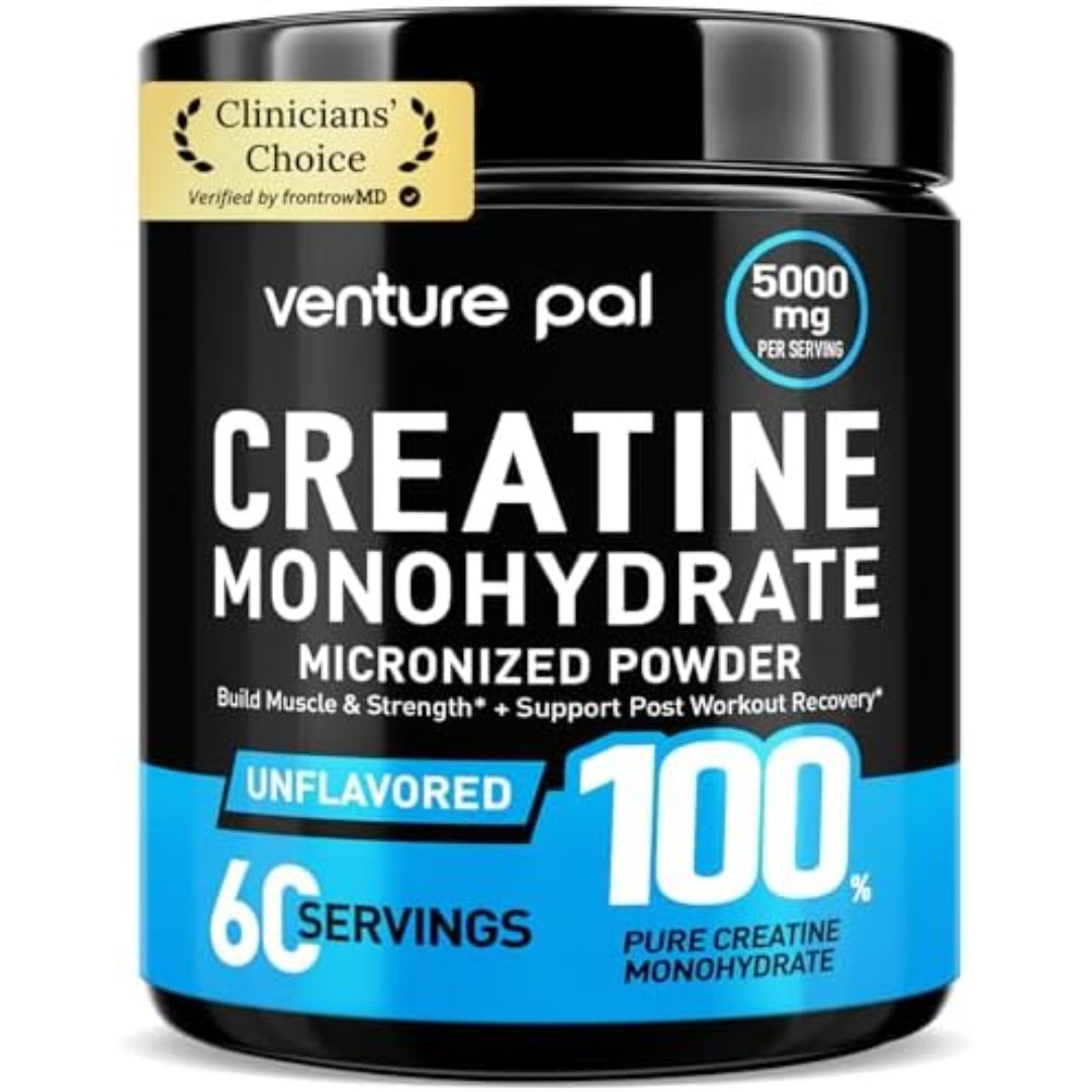 100% Pure Micronized Creatine Monohydrate Powder, Unflavored Creatine for Women
