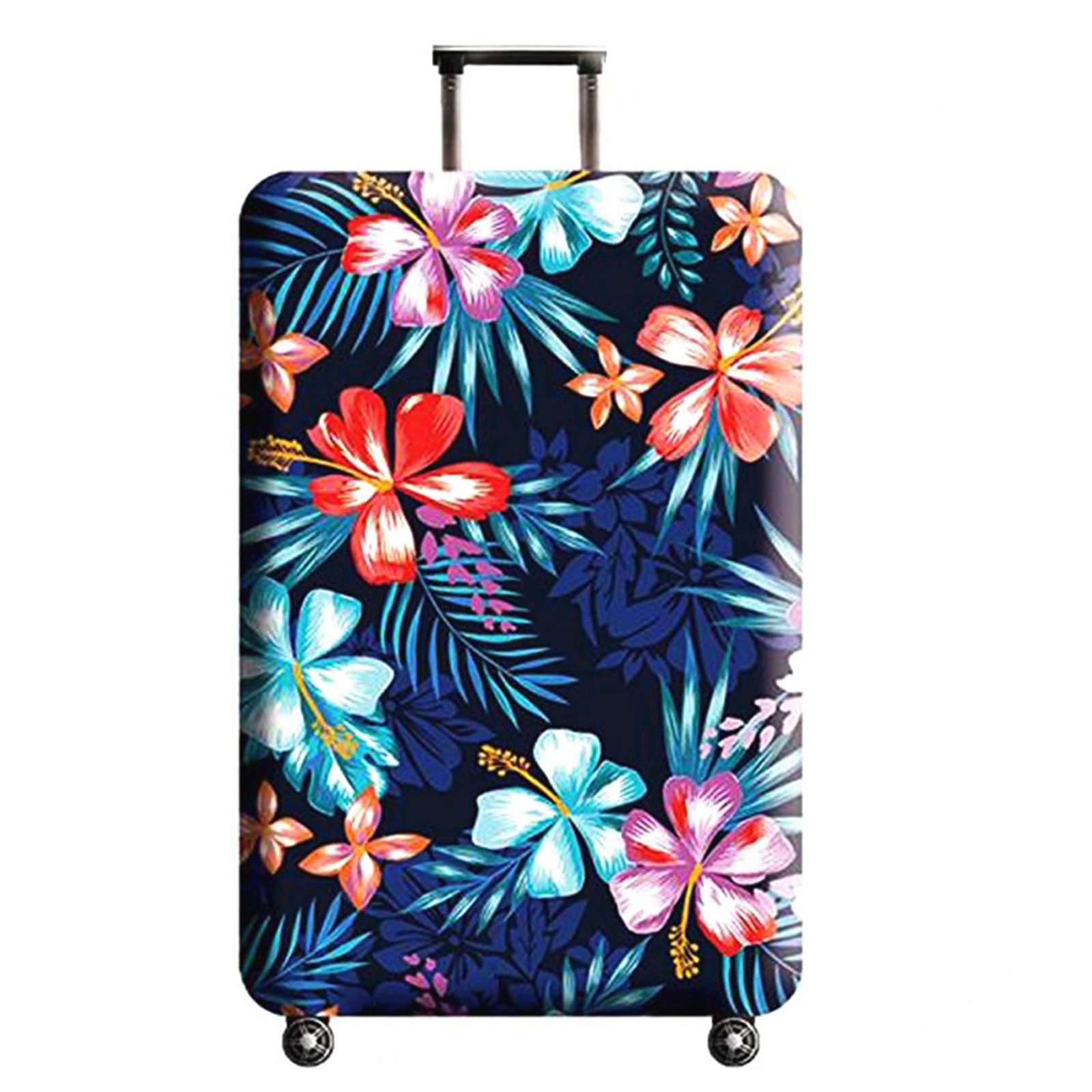 WUJIAONIAO Travel Luggage Cover Baggage XL (for 29--32 inch luggage), Flower