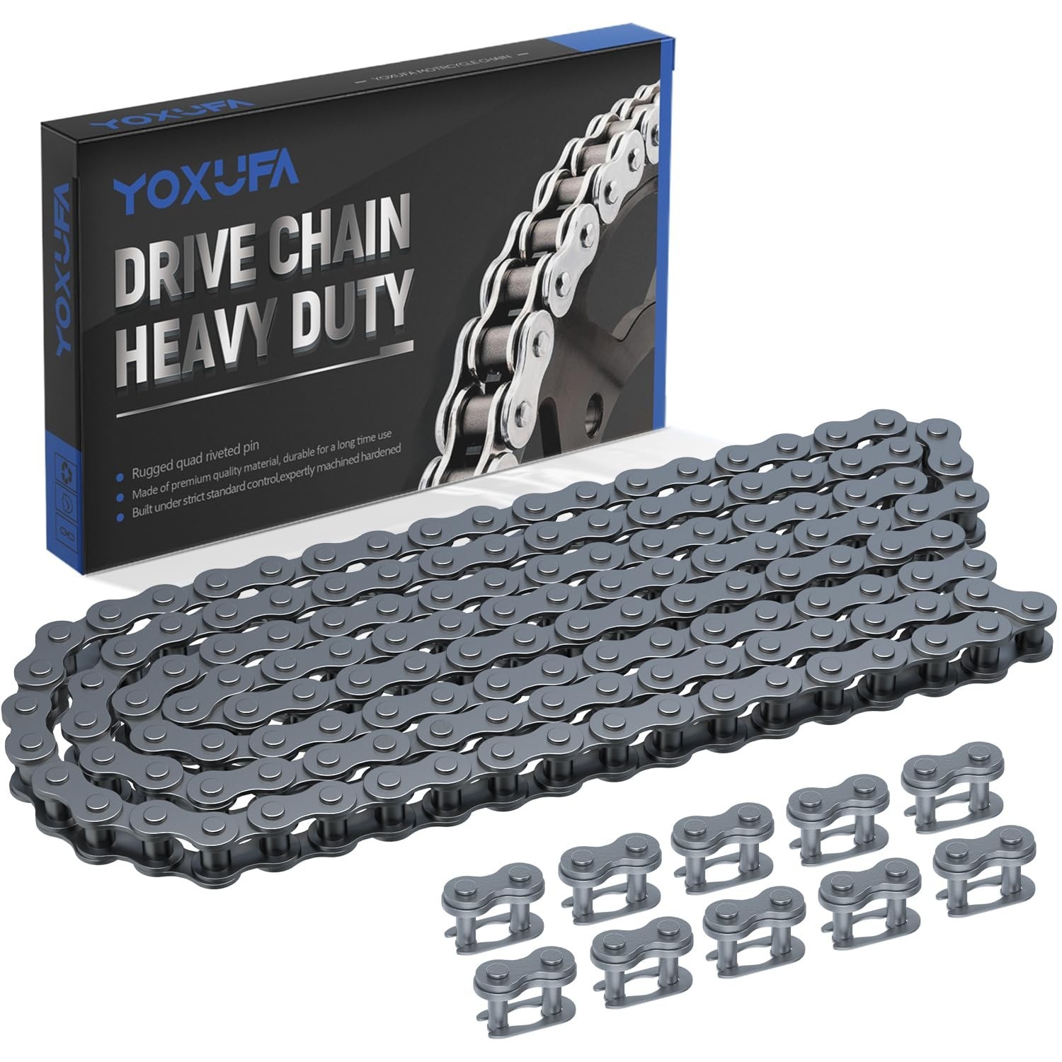 High-Quality Drive Chain 140 Links for Coleman CT100U CC100x RT100 Mini Bikes