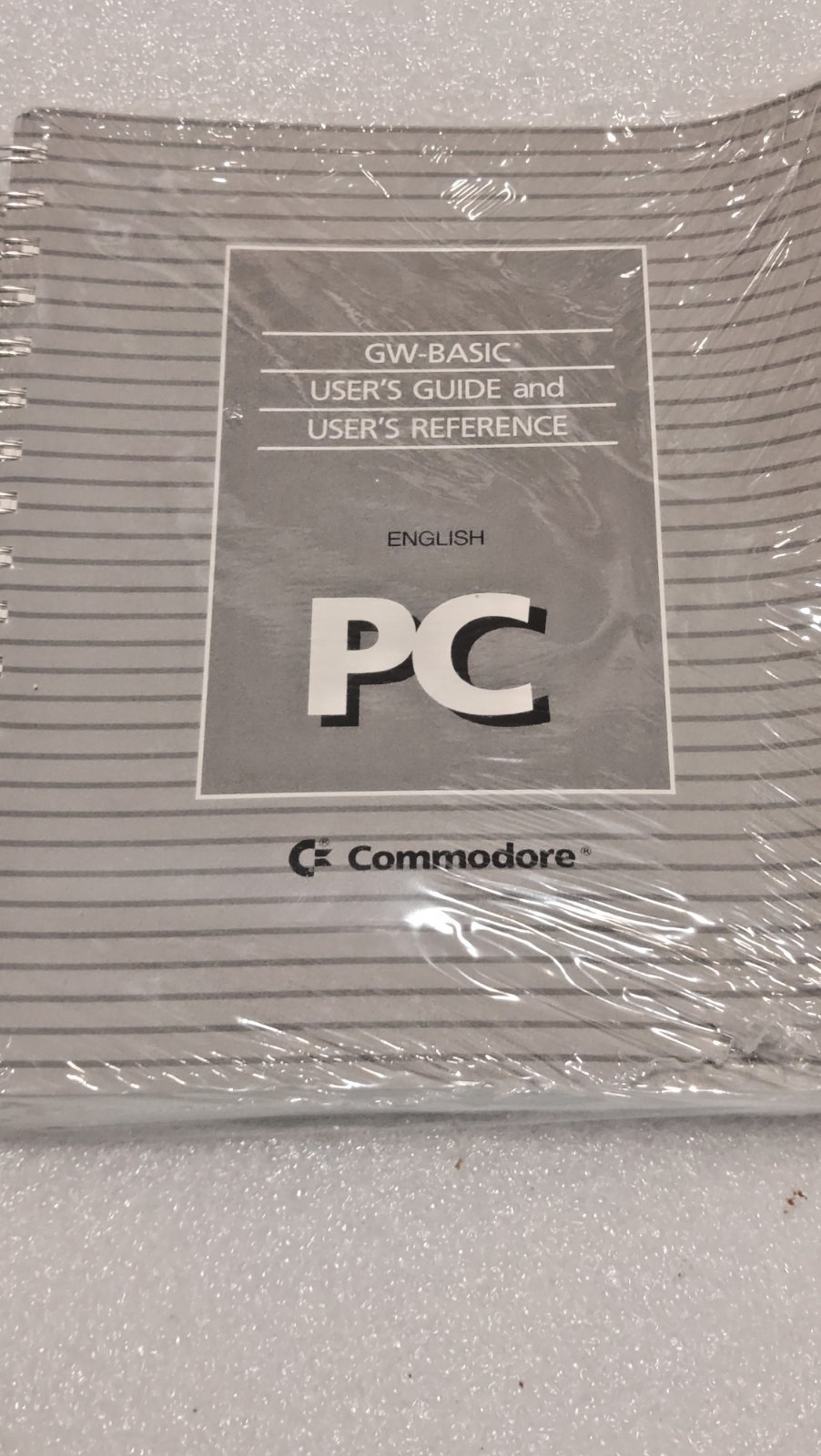 Vtg Commodore "GW-BASIC USER'S GUIDE AND USER'S REFERENCE" Factory SEALED