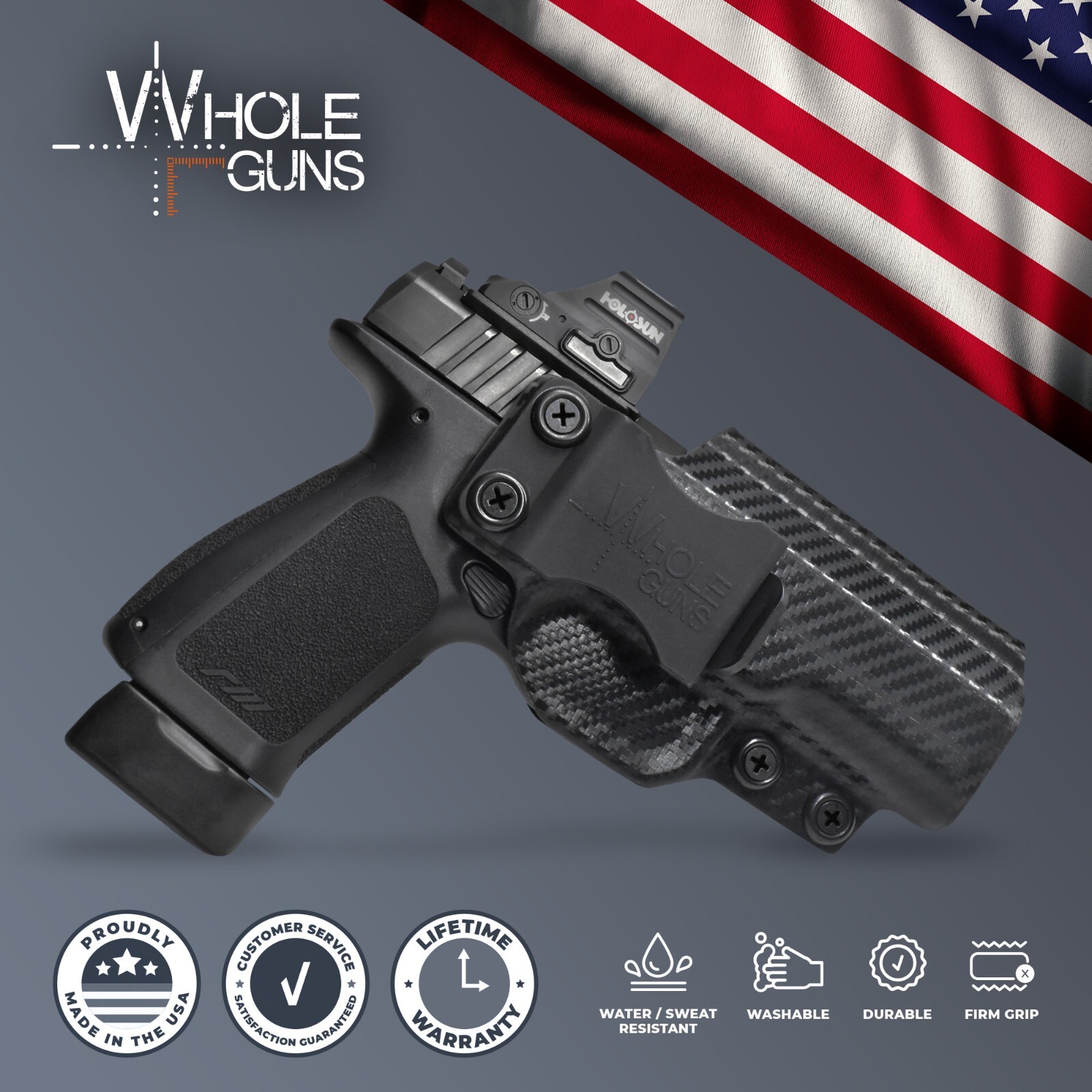 IWB Sweat Guard Holster Fits HK CC9