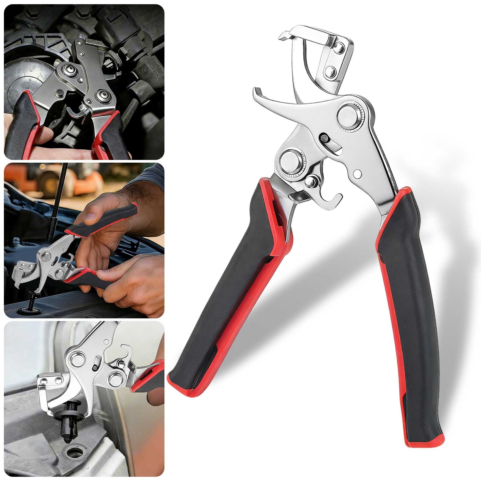 Heavy-Duty Auto Clip Remover Pliers Trim Panel Fastener Rivet Disassembly Tool