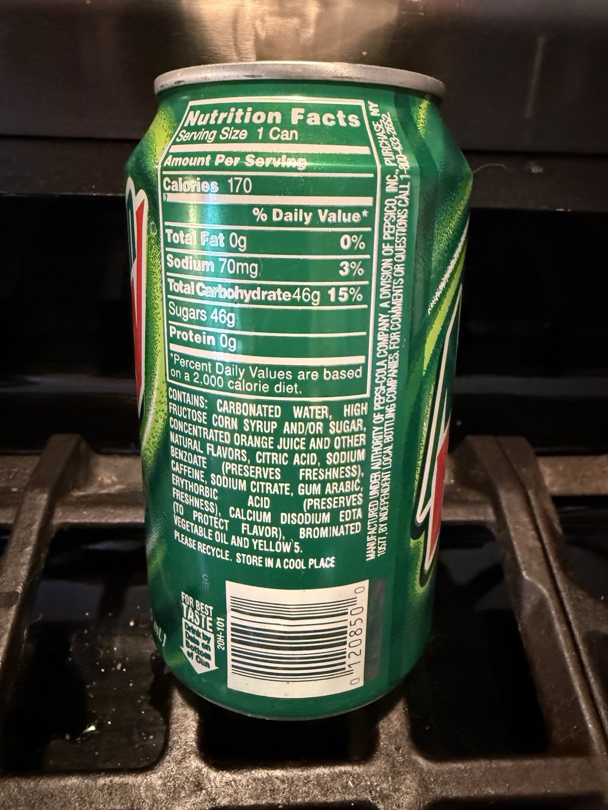 mountain dew can from usa