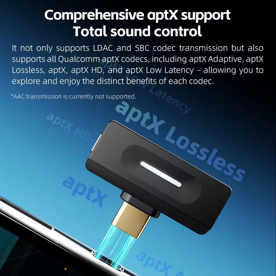 FiiO Air Link(Type-C) Bluetooth 6.0 Transmitter for Mobile/Game Player to Wirele