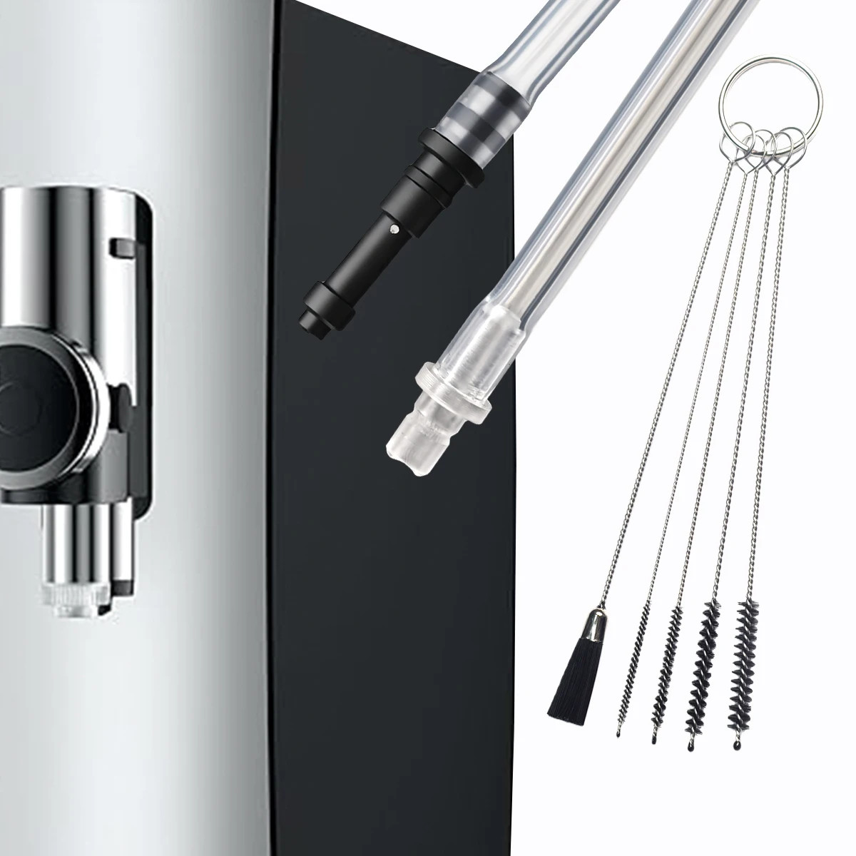Milk System Replacement Part With Adapter And Cleaning Brushes,Coffee accessorie