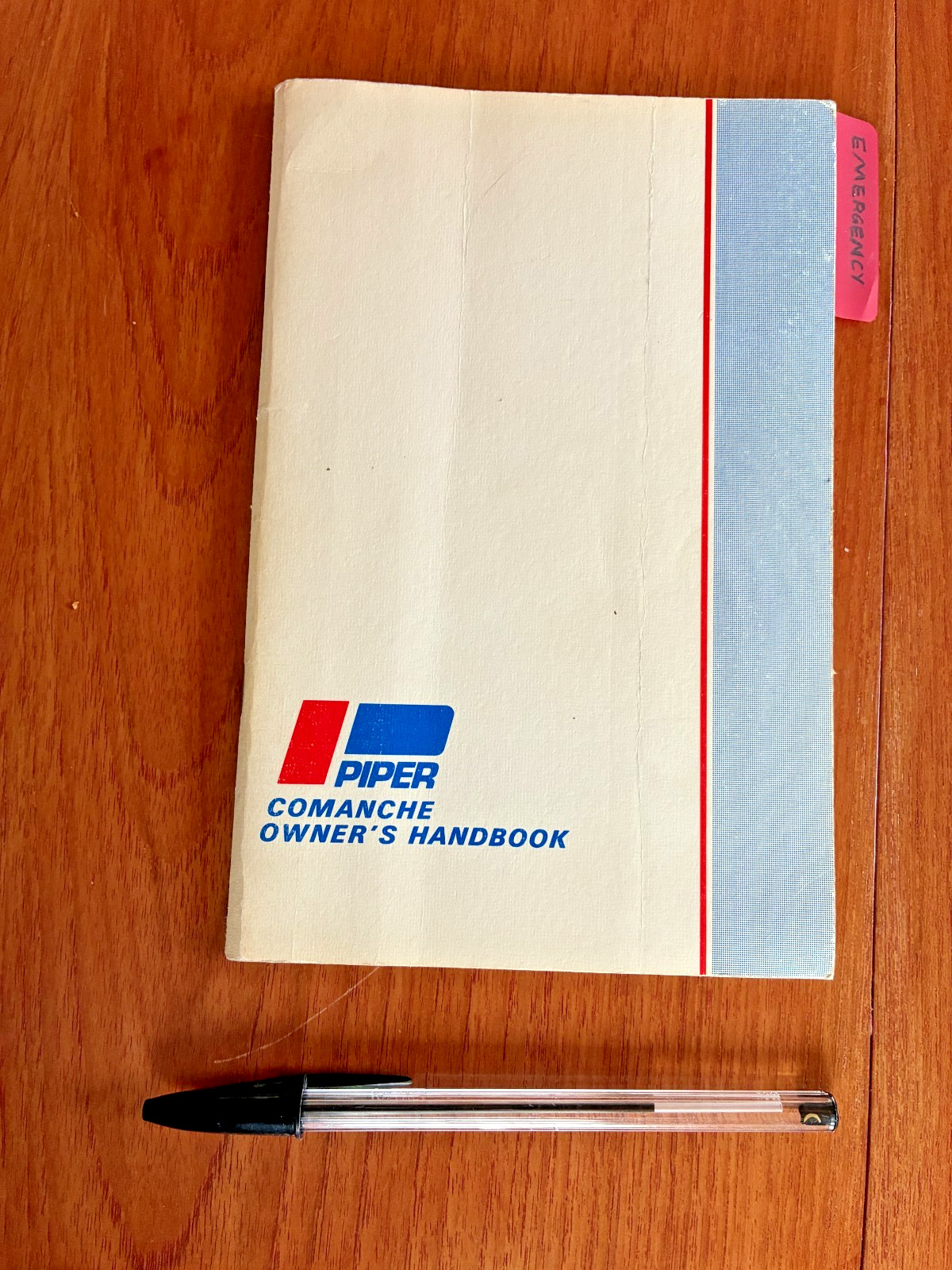 Owners Manual -  66 Piper Comanche PA-24-260 Free Ship