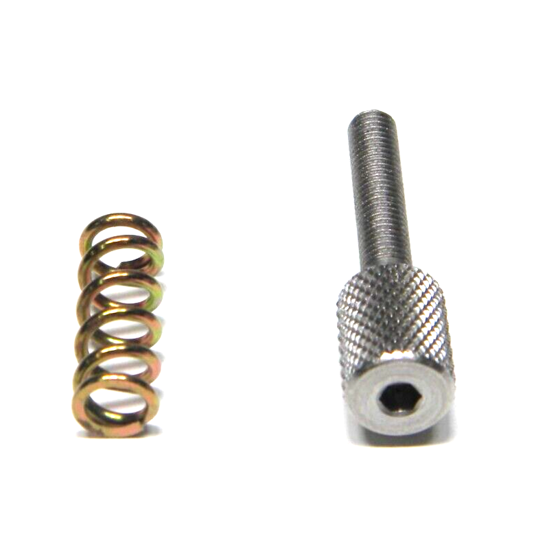 Holley QFT AED CCS Large Head Stainless Thumb Idle Screw & Spring
