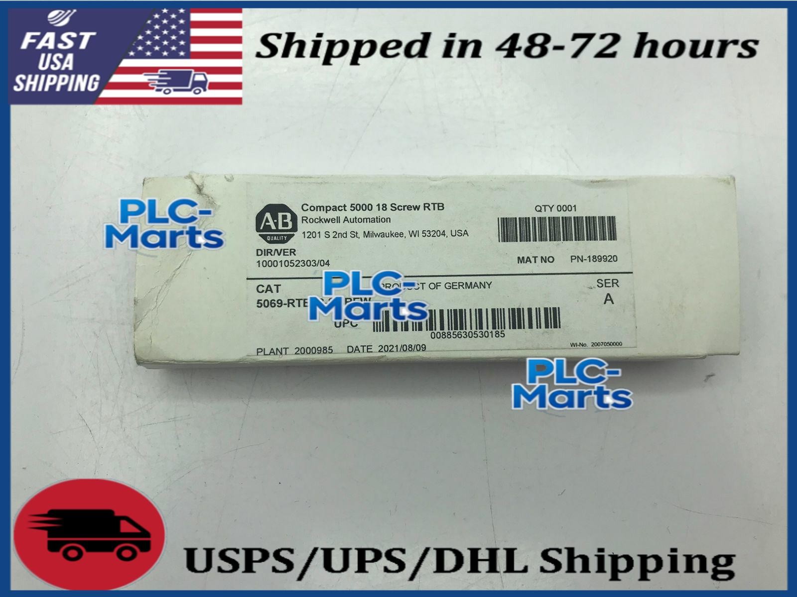 NEW ~ Allen-Bradley5069-RTB18-SCREW /A Compact 5000 18-Screw RTB SEALED！