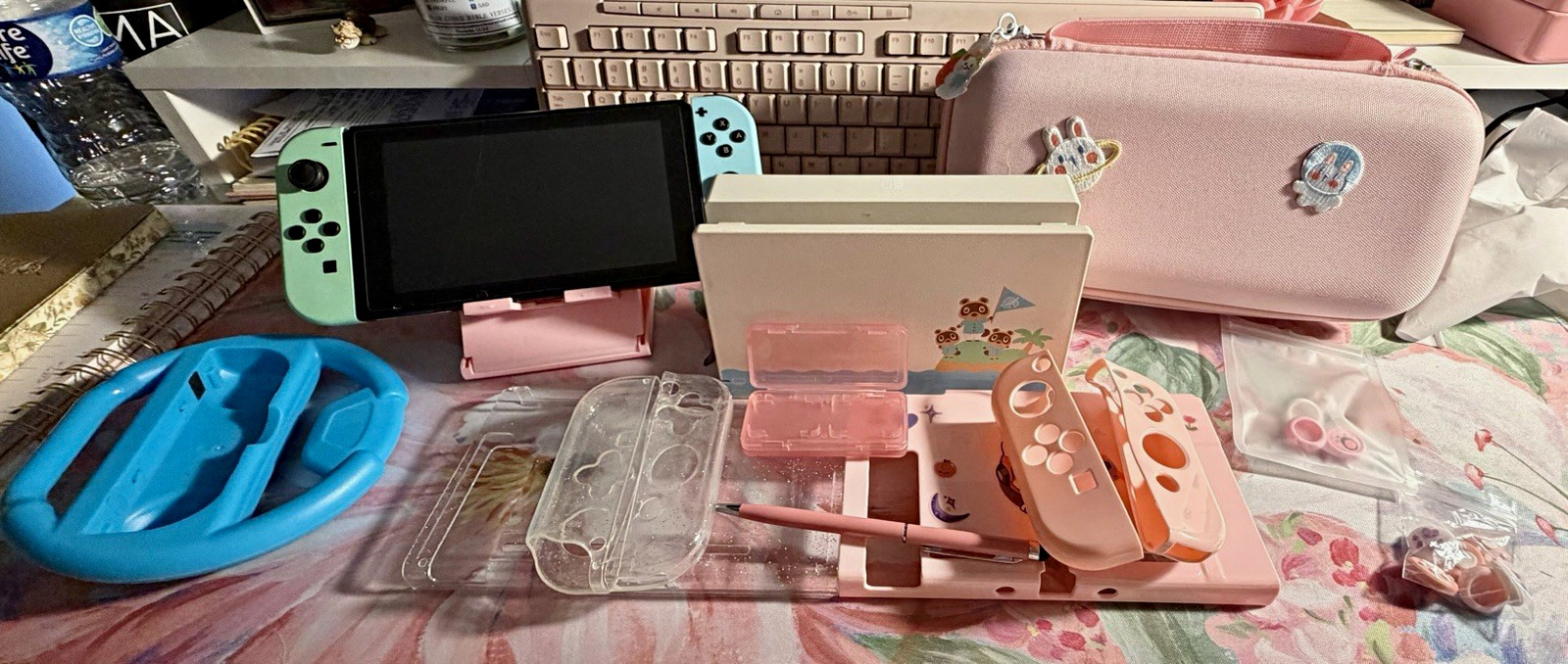 Nintendo Switch Animal Crossing: New Horizons Edition with Accessories Bundle