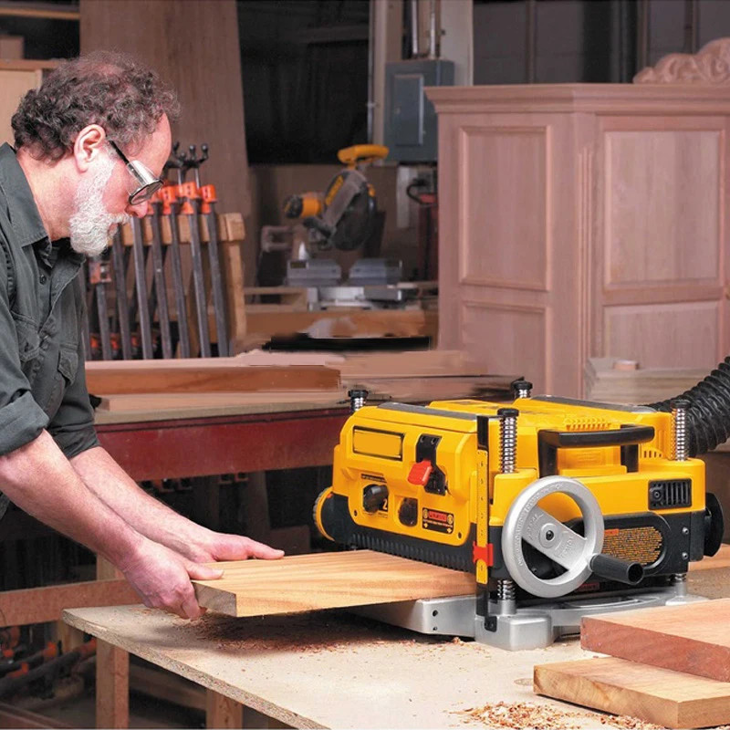 DW735 Multi-functional Woodworking Table Planing 220V Press Planer Machine Small