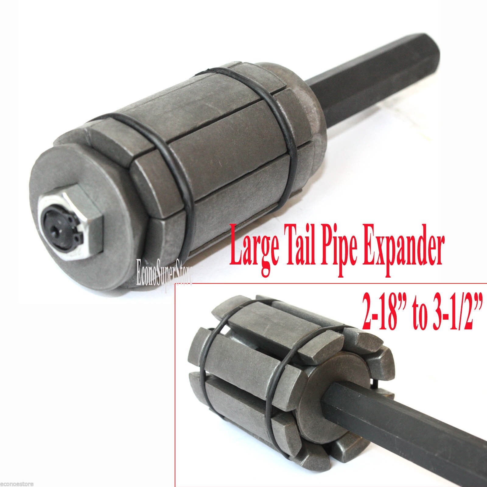 Exhaust Muffler Tail Pipe Expander  2-1/8" to 3-1/2" Tailpipe Stretcher Spreader