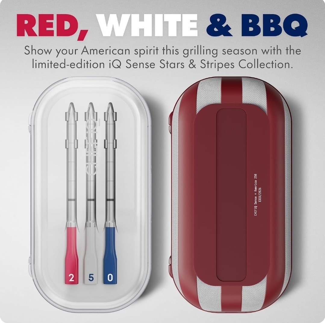 Limited Edition - CHEF iQ Sense Smart Wireless Meat Thermometer WiFi 3 Probes