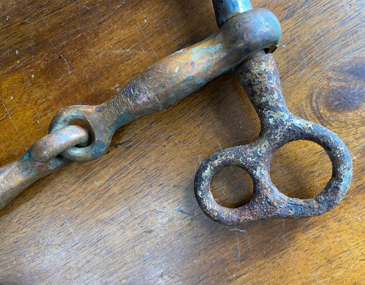 Vintage Antique Snaffle Cow Horse Bridle Bit